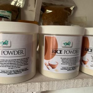 Well packaged Rice Powder – Gentle & Versatile by Oghale nature's source