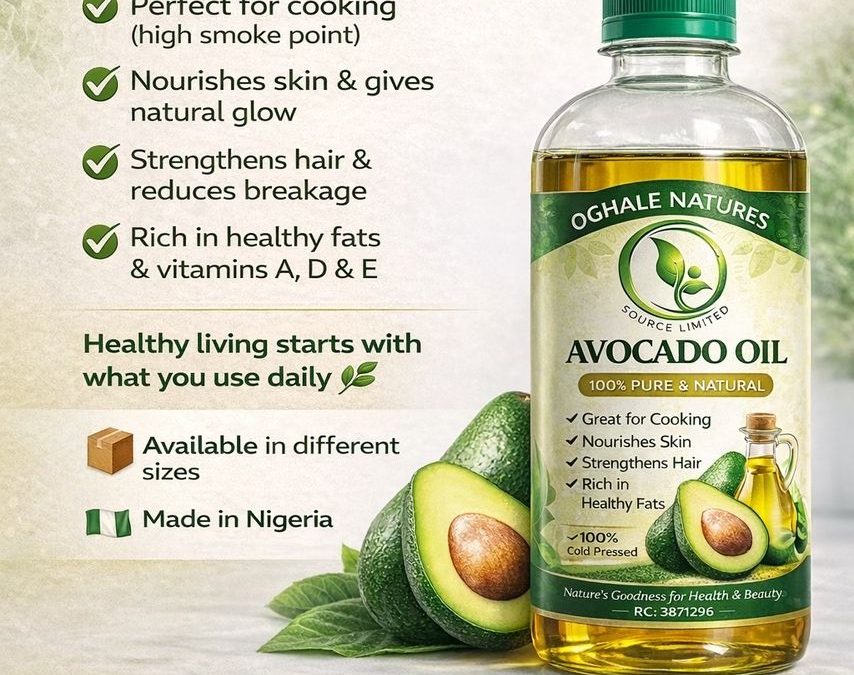 Pure Avocado Oil in Nigeria – Premium Quality for Cooking & Everyday Use